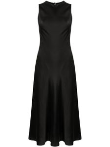 Cynthia Rowley robe mi-longue évasée à design sans manches - Noir