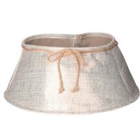 Kerstboomrok/kerstboommand - goud - kunststof - D40 x H25 cm - voor een kerstboom tot 210 cm