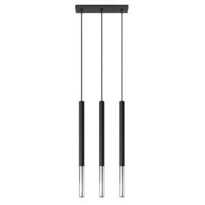 Hanglamp MOZAICA 3L zwart/chroom