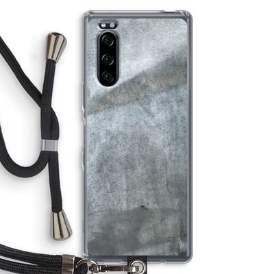 Grey Stone: Sony Xperia 5 Transparant Hoesje met koord
