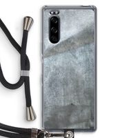 Grey Stone: Sony Xperia 5 Transparant Hoesje met koord