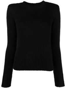 ISABEL MARANT pull nervuré à col rond - Noir