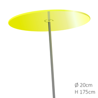 Zonnevanger Citroen geel groot 175x20 cm - Cazador Del Sol