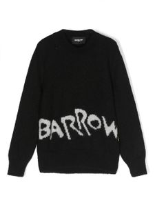 Barrow kids pull à logo en intarsia - Noir