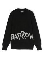 Barrow kids pull à logo en intarsia - Noir - thumbnail