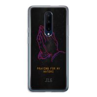 Praying For My Haters: OnePlus 7 Pro Transparant Hoesje