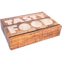 Depa Cateringdoos | Tastyfood | karton + PP | 357x247x80mm | 100 stuks