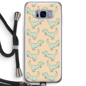 Dinos: Samsung Galaxy S8 Plus Transparant Hoesje met koord