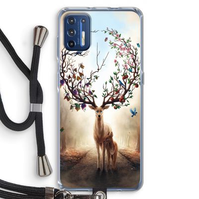 Seasons Change: Motorola Moto G9 Plus Transparant Hoesje met koord