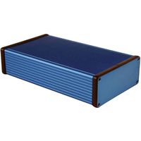 Hammond Electronics 1455Q2201BU Universele behuizing Aluminium Blauw 1 stuk(s) - thumbnail