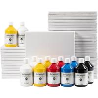 Pigment Art school, semi-glanzend, primair kleuren, 1 set Pigment Art school, semi-glanzend, primair kleuren, 1 set