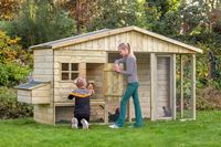 Kippenverblijf Bielefelder- - Hout- Tuindeco Kippenverblijf Bielefelder- - Hout- Tuindeco