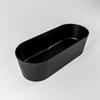 Vrijstaand bad Mondiaz Noble | 180x75 cm | Solid surface | Ovaal | Urban