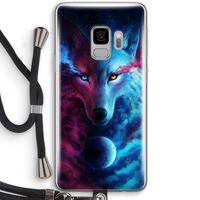 Where Light And Dark Meet: Samsung Galaxy S9 Transparant Hoesje met koord