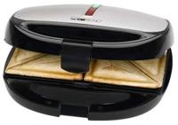 Clatronic ST/WA 3670 sandwich maker 800 W Zwart, Roestvrijstaal