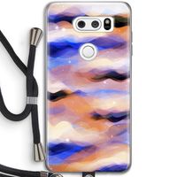Donkere Wolken: LG V30 Transparant Hoesje met koord