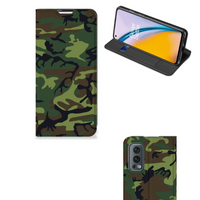 OnePlus Nord 2 5G Hoesje met Magneet Army Dark - thumbnail