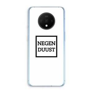 Negenduust vierkant: OnePlus 7T Transparant Hoesje