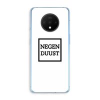 Negenduust vierkant: OnePlus 7T Transparant Hoesje