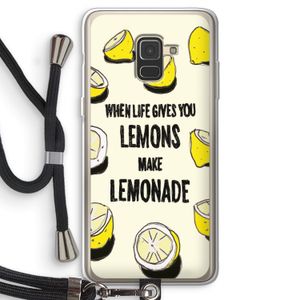 Lemonade: Samsung Galaxy A8 (2018) Transparant Hoesje met koord