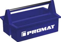Promat Gereedschapsdraagkist | LxB420xH120 mm 2 vakken | kunststof - 4000871304 - 4000871304