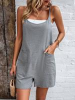 Casual Plain Jumpsuit