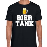 Drank t-shirt bier tank zwart voor heren - Drank / bier fun t-shirt - thumbnail