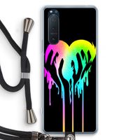 Hold My Heart: Sony Xperia 5 II Transparant Hoesje met koord