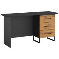 Goossens Basic Commode Bastion, Bureau 3 laden rechts, 140 cm breed - thumbnail