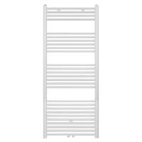 Belrad Handdoekradiator - middenaansluiting - 1600X600mm - 828 Watt - Wit Mat Geborsteld BWM1600600