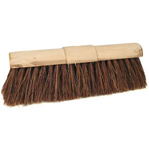 Betra Bezemkop - buitenbezem - bruin - FSC hout/natuurvezel - 45 cm   -