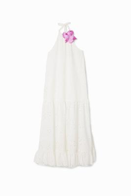 Lange jurk borduursels Stella Jean - WHITE - L