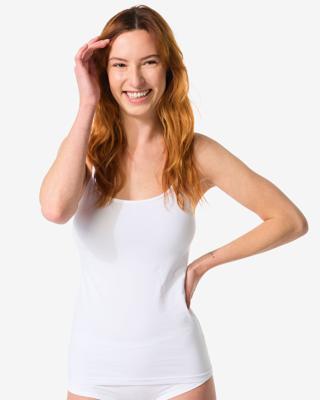 HEMA Dameshemd spaghettibandjes perfect comfort katoen wit (wit)