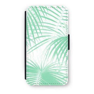 Palmbladeren: iPhone X Flip Hoesje