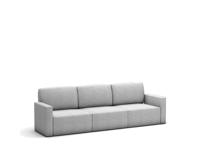 Multimo Bank Royal triple 272 cm - stofkleur ketor 10