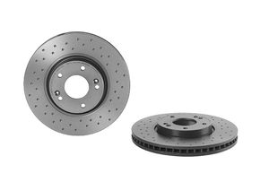 BREMBO XTRA LINE BREMBO, Remschijftype: Geperforeerd / Geventileerd, u.a. fÃ¼r Hyundai, KIA