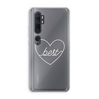Best heart pastel: Xiaomi Mi Note 10 Transparant Hoesje