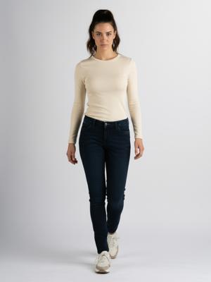247Jeans Iris Skinny SK81 Blue Black Denim - Dames Jeans - Slim Fit Jeans