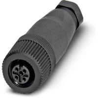 Phoenix Contact 1681114 Sensor/actuator connector, niet geassembleerd M12 Aantal polen: 4 Bus, recht 1 stuk(s) - thumbnail