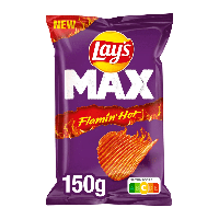 Lays max flamin' hot zak (9x 150gr)