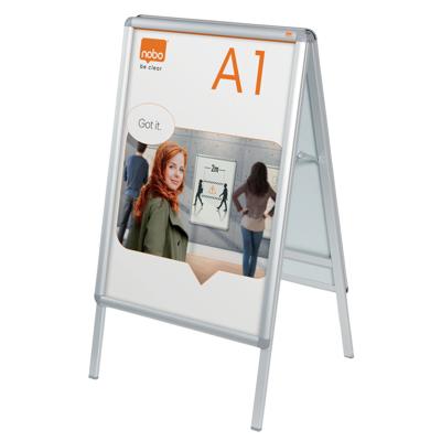 Prikbord Nobo Aluminium Polypropyleen