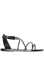 Ancient Greek Sandals sandales Melovia - Noir - thumbnail