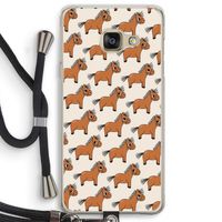 Pony: Samsung Galaxy A3 (2016) Transparant Hoesje met koord