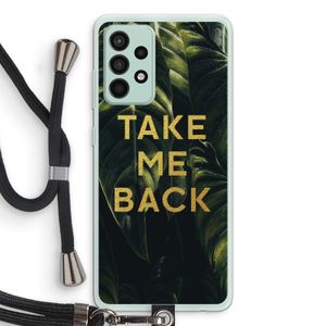 Take me back: Samsung Galaxy A52s 5G Transparant Hoesje met koord