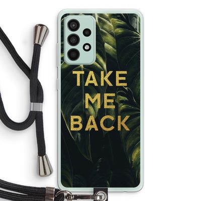 Take me back: Samsung Galaxy A52s 5G Transparant Hoesje met koord