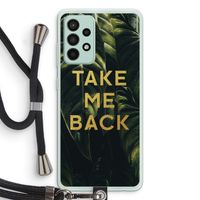 Take me back: Samsung Galaxy A52s 5G Transparant Hoesje met koord