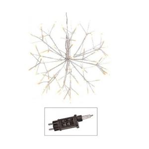 Kerstverlichting - hangdecoratie - vuurwerk bol - 40 cm - 96 LED lampjes