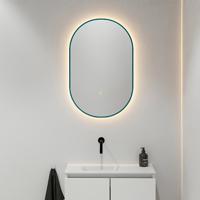 Mondiaz Glow ovale spiegel 45x90cm met verlichting smag - thumbnail