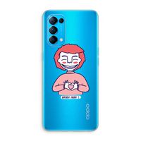 Hartje: Oppo Find X3 Lite Transparant Hoesje