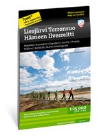 Wandelkaart Terrängkartor Liesjärvi Torronsuo Hämeen Ilvesreitti | Fin